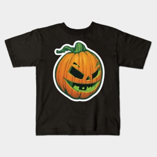 Happy Pumpkin Smiley, Halloween Pumpkin Face Smile Kids T-Shirt